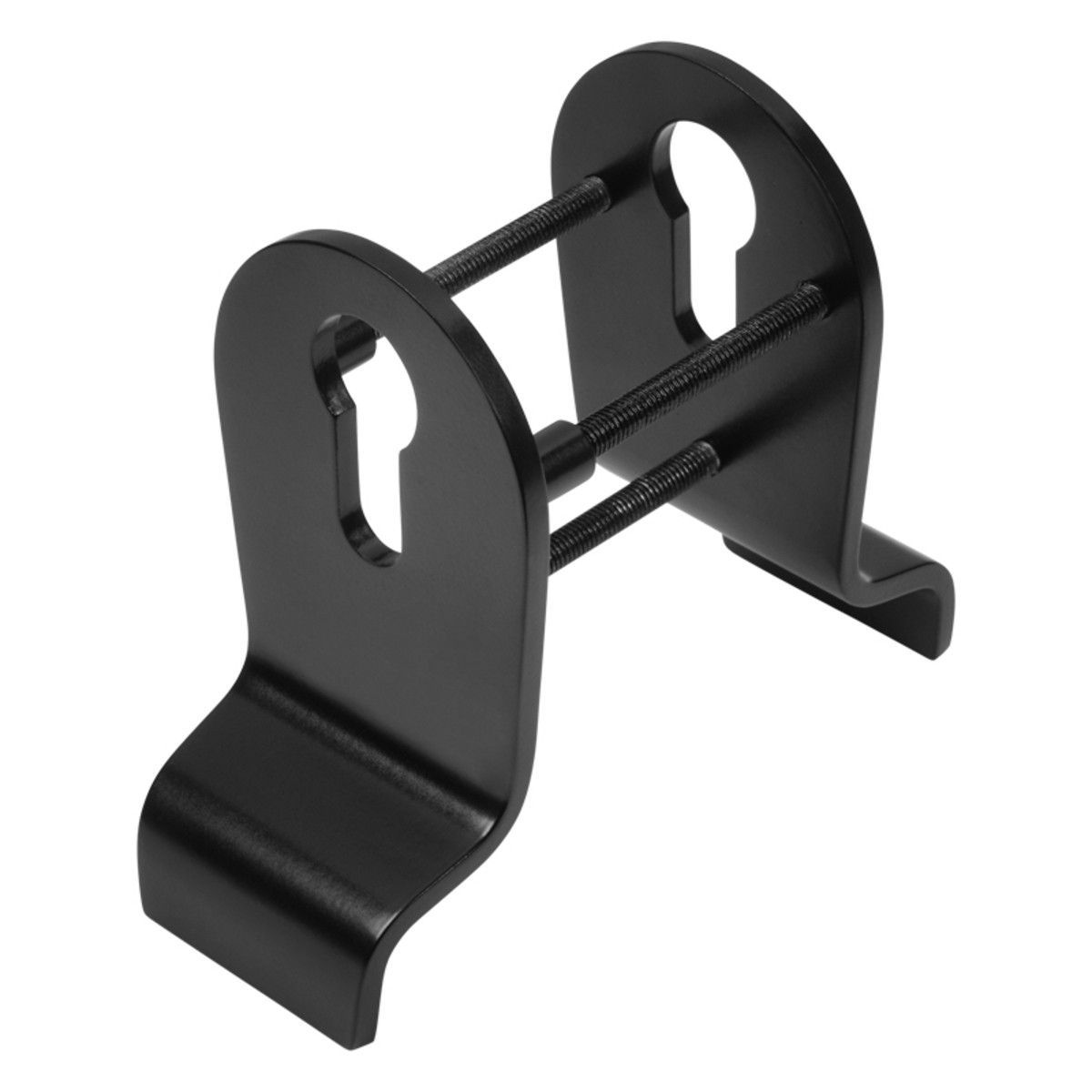 DuraTique, CP30 Cylinder Pull, Back to Back Fixing - Suits Door Thickness of up to 60mm, 54 x 92.5 x 4mm, 316 Stainless Steel, Textured Matt Black Finish CP30-TMB