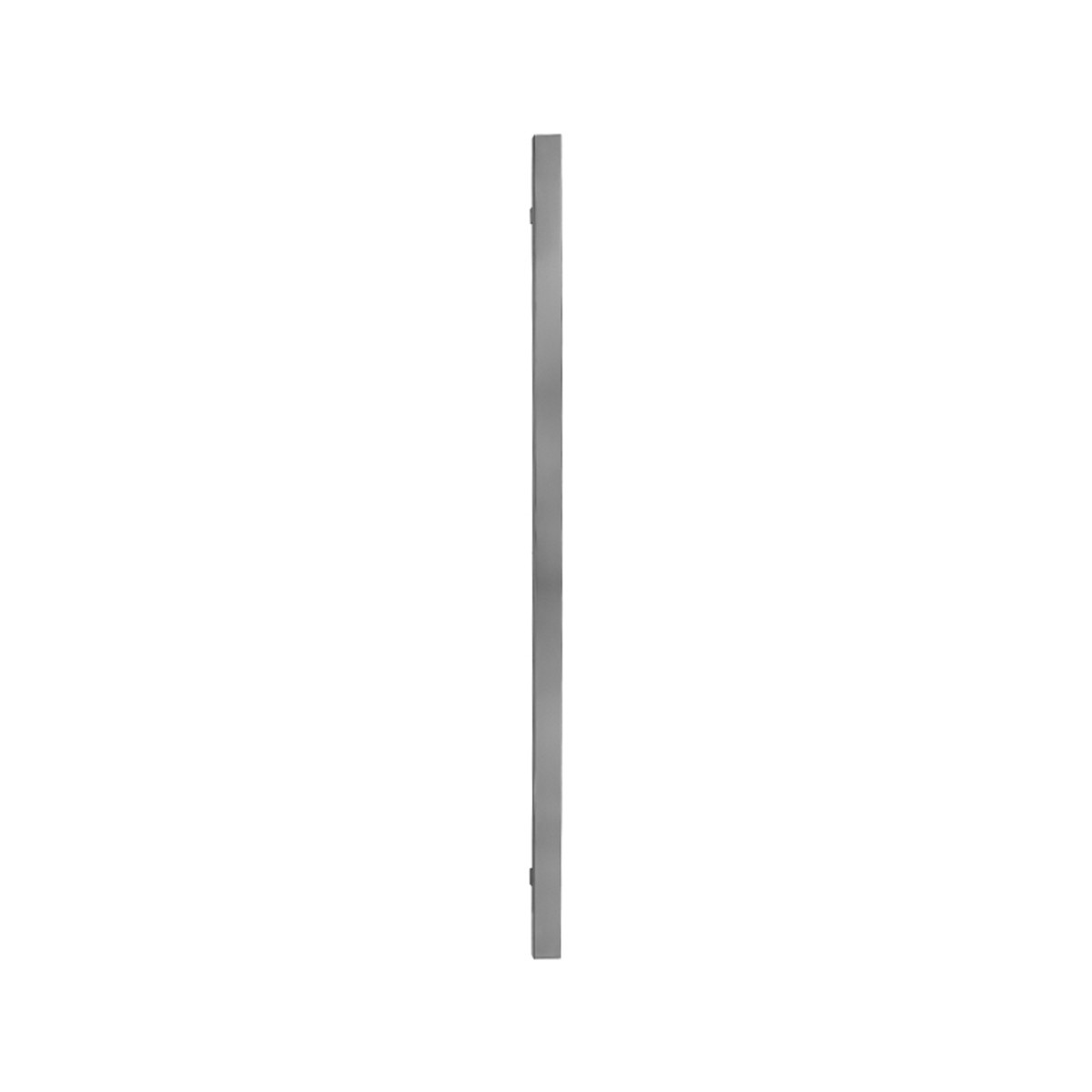 BLU, Inline Rectangular 'T' Bar Pull Handle, 1200mm, Bolt Fix, 316 Satin Stainless Steel. HAB15-1200-BF-SSS