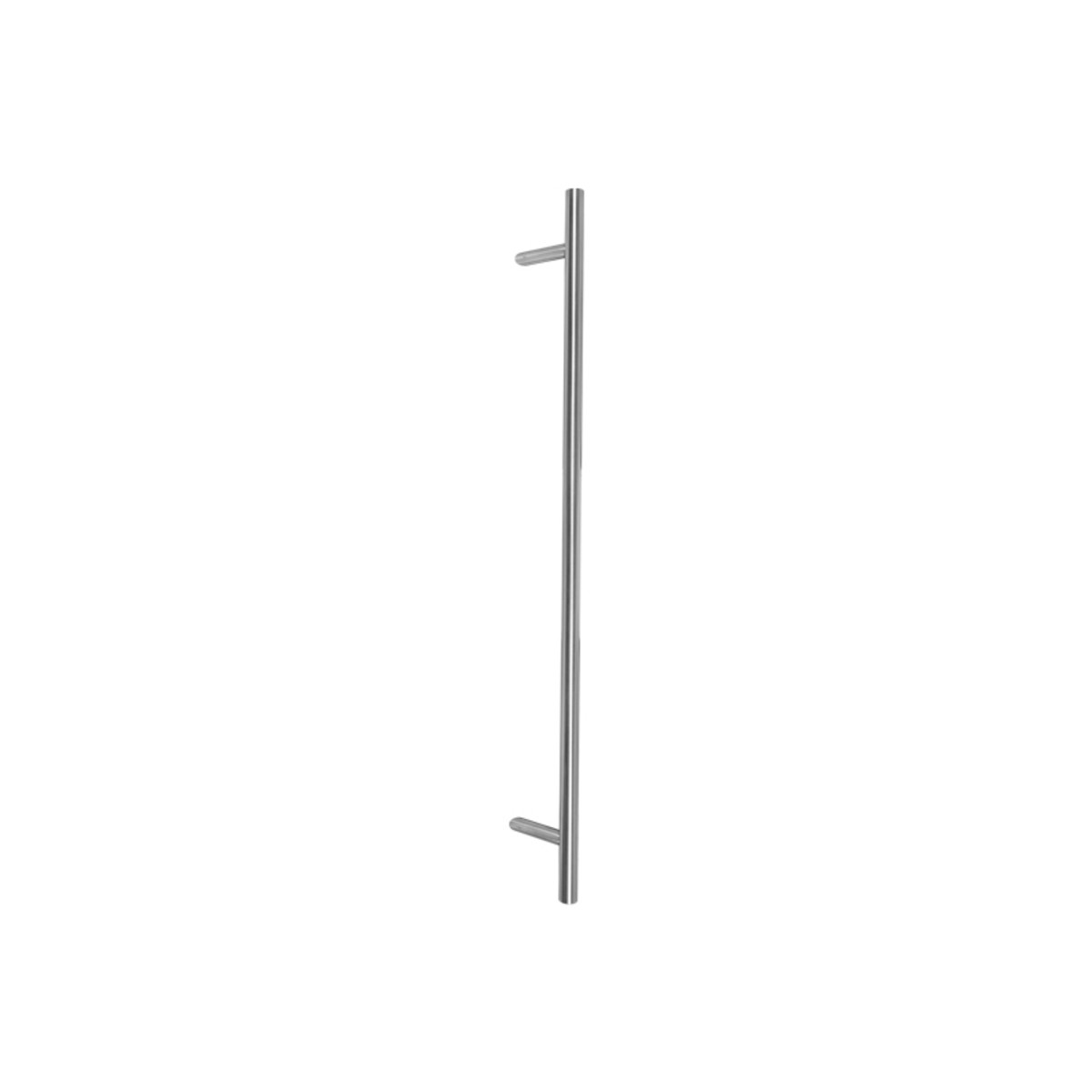 BLU, Offset Round 'T' Bar Pull Handle, 1200mm, Secret Fix, 316 Satin Stainless Steel HAB6-1200-SF-SSS