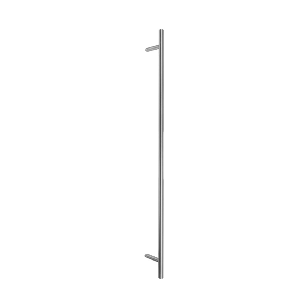 BLU, Offset Round 'T' Bar Pull Handle, 1500mm, Secret Fix, 316 Satin Stainless Steel HAB6-1500-SF-SSS