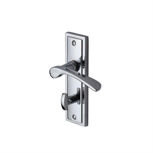 Project Hardware BOS1030-PC Door Handle for Bathroom Boston Design Polished Chrome finish