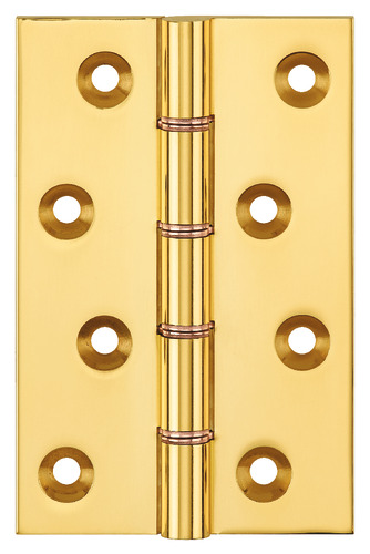 Simonswerk 1240 Double Phosphor Bronze Washered Brass Butt Hinge 100mm x 65mm c/w Screws Polished Brass