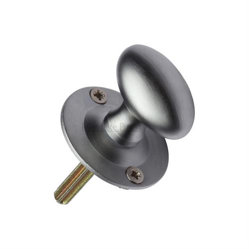 Heritage Brass BT5-SC Oval Thumbturn w/o Bolt Satin Chrome finish