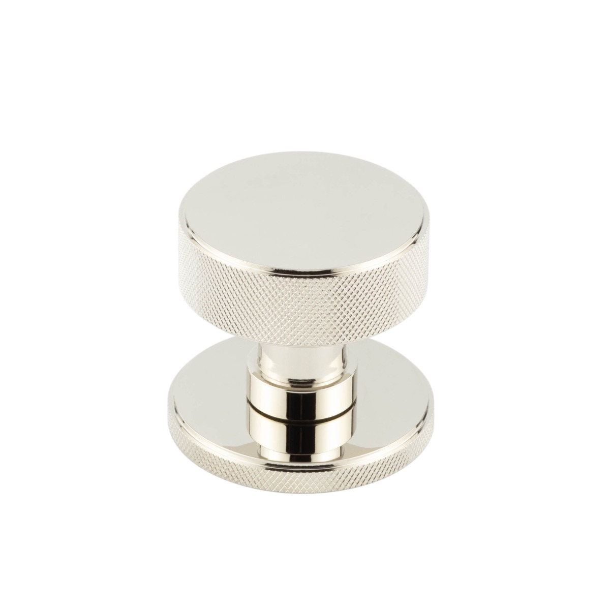 Frelan Burlington Westbourne Knurled Mortice Door Handles BUR102PN Polished Nickel