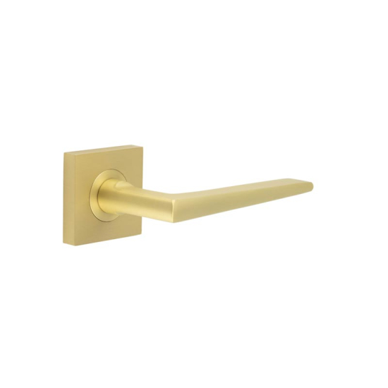Frelan Burlington Mayfair Door Handles Satin Brass Consist of BUR10SB + BUR150SB