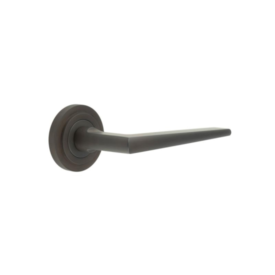 Frelan Burlington Mayfair Door Handle on Stepped outer Rose Dark Bronze BUR10KIT81 Consist of BUR10DB and BUR52DB