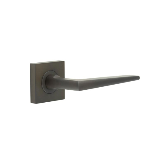 Frelan Burlington Mayfair Door Handle on Square Plain Outer Rose Dark Bronze BUR10KIT84 Consist of BUR10DB and BUR150DB