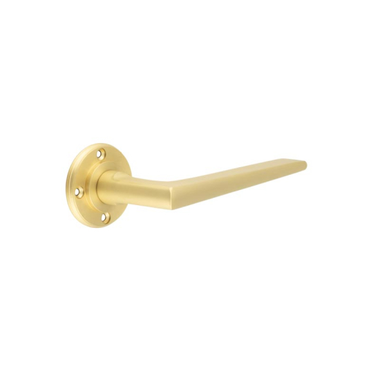 Frelan Burlington Mayfair Door Handle on Rose - Roses Sold Separately BUR10SB