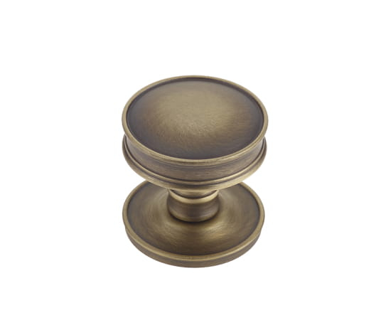 Frelan Burlington Berkeley cupboard knob 40mm BUR110AB Antique Brass