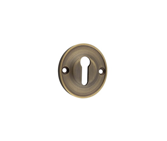 Frelan Burlington Berkely & Bloomsbury Standard Escutcheon 40mm BUR121AB Antique Brass