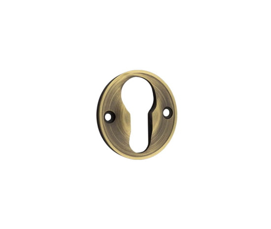 Frelan Burlington Berkely & Bloomsbury Euro Profile Escutcheon 40mm BUR122AB Antique Brass