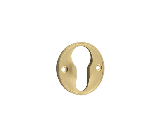 Frelan Burlington Berkely & Bloomsbury Euro Profile Escutcheon 40mm BUR122SB Satin Brass