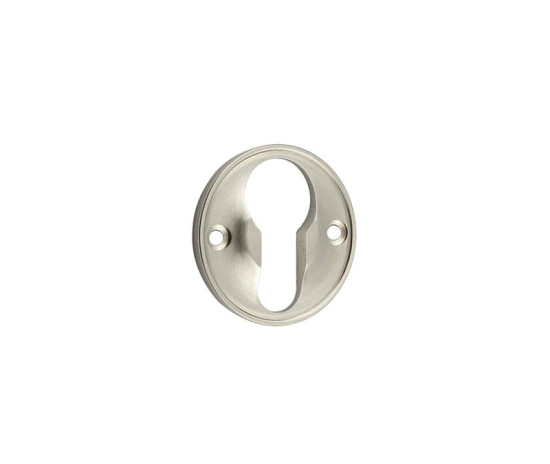 Frelan Burlington Berkely & Bloomsbury Euro Profile Escutcheon 40mm BUR122SN Satin Nickel