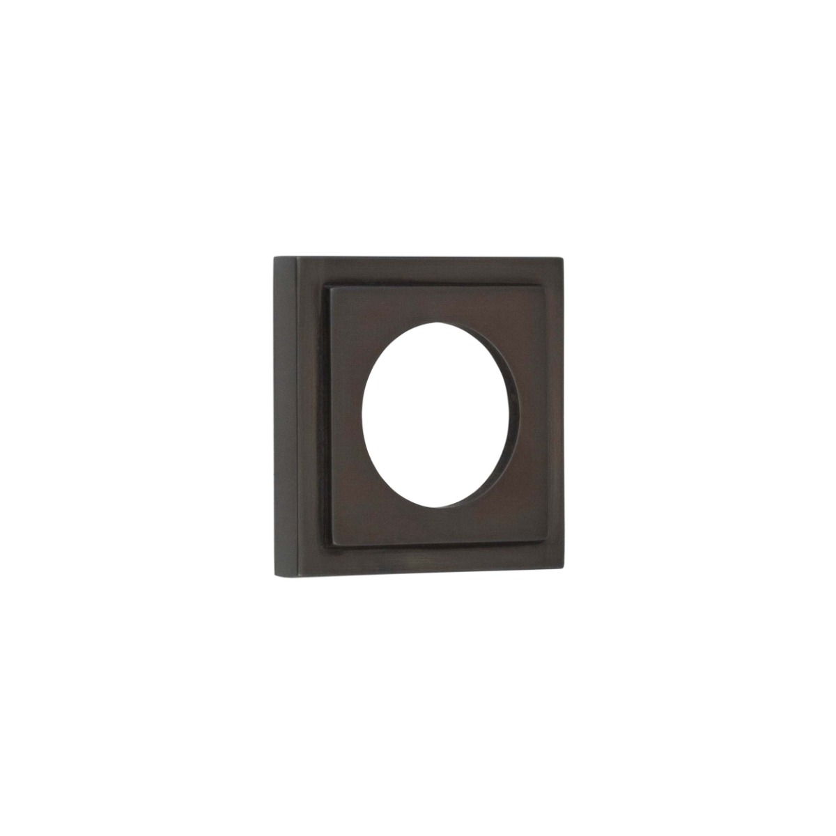 Frelan Burlington Square Stepped Outer Rose for Handles & T&R BUR152DB Dark Bronze