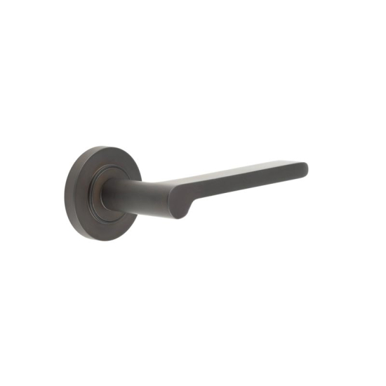 Frelan Burlington Fitzrovia Door Handle on Plain outer Rose Dark Bronze BUR15KIT79 Consist of BUR15DB and BUR50DB