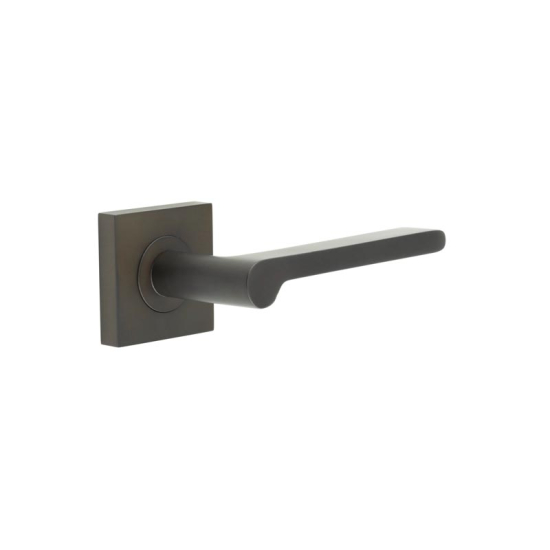 Frelan Burlington Fitzrovia Door Handle on Square Plain Outer Rose Dark Bronze BUR15KIT84 Consist of BUR15DB and BUR150DB