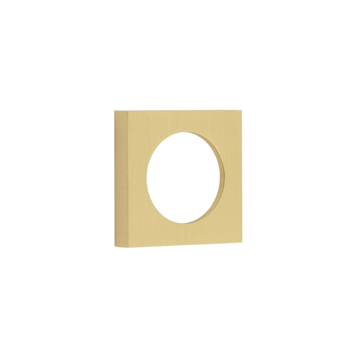 Frelan Burlington Square Plain Outer Roses for Escutcheons 52 X 52mm BUR171SB Satin Brass