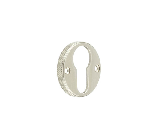 Frelan Burlington Westbourne Knurled Euro Profile Escutcheon BUR181SN Satin Nickel