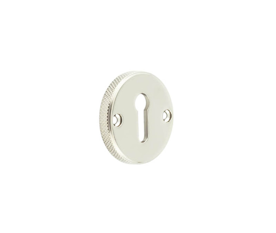 Frelan Burlington Westbourne Knurled Standard Escutcheon BUR182PN Polished Nickel