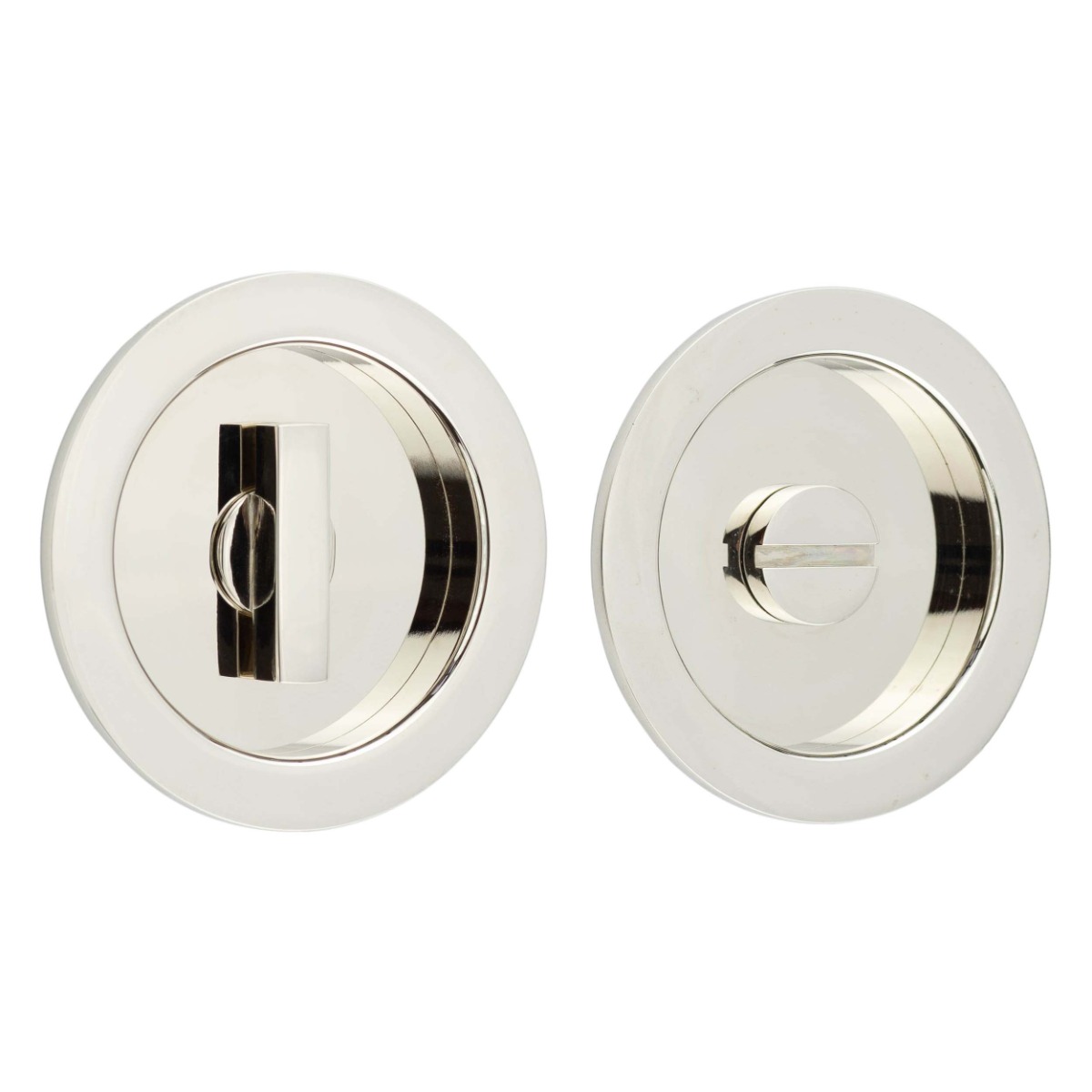 Frelan Burlington Frelan Burlington Circular Turn & Release BUR216PN Polished Nickel