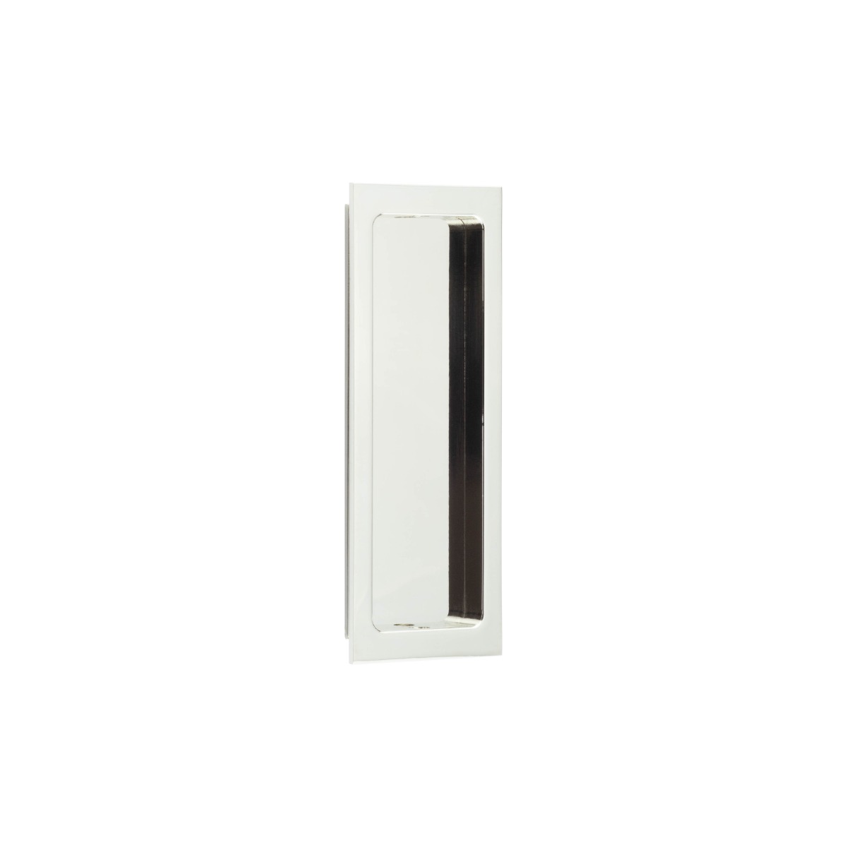 Frelan Burlington Frelan Burlington Rectangular Flush Pull BUR225PN Polished Nickel