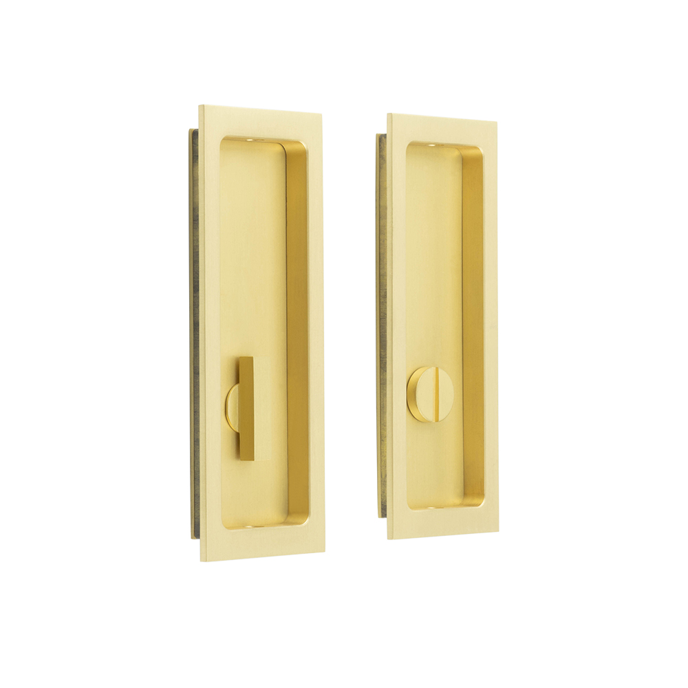 Frelan Burlington Frelan Burlington Rectangular Turn & Release BUR226SB Satin Brass