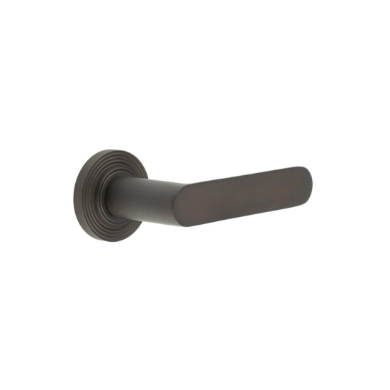 Frelan Burlington Kensington Door Handle on Stepped outer Rose Dark Bronze BUR25KIT81 Consist of BUR25DB and BUR52DB