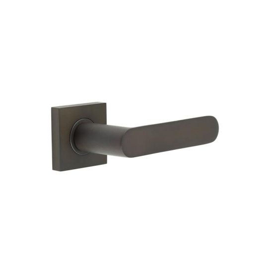 Frelan Burlington Kensington Door Handle on Square Plain Outer Rose Dark Bronze BUR25KIT84 Consist of BUR25DB and BUR150DB