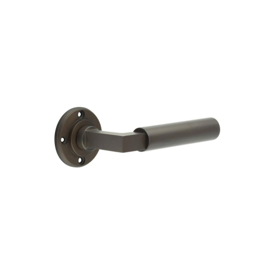 Frelan Burlington Westminister Door Handle on Rose - Roses Sold Separately BUR30DB