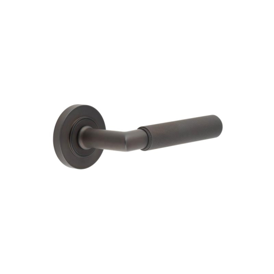 Frelan Burlington Piccadilly Door Handle on Plain outer Rose Dark Bronze BUR40KIT79 Consist of BUR40DB and BUR50DB