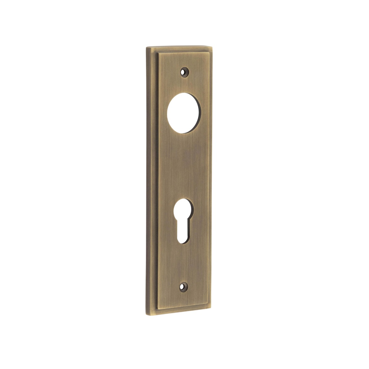 Frelan Burlington Din Euro Profile Lock Plate Choices 200mm BUR455AB Antique Brass