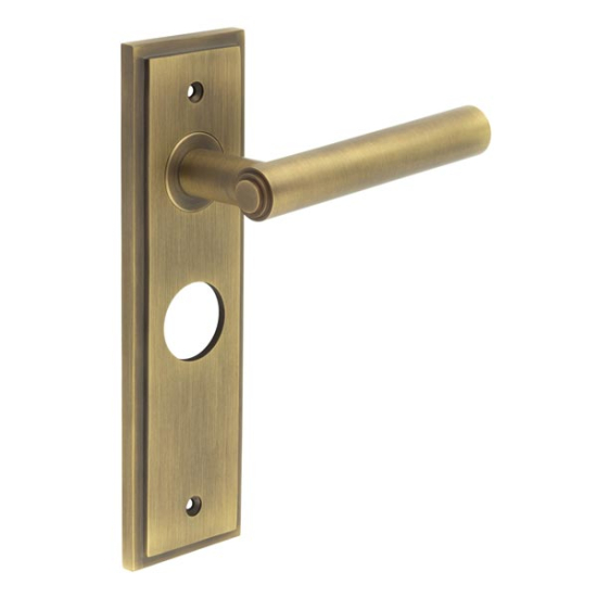 Frelan Burlington Richmond Lever on PlateBathroom Plate Antique Brass BUR45KIT10 Consist of BUR45AB and BUR453AB