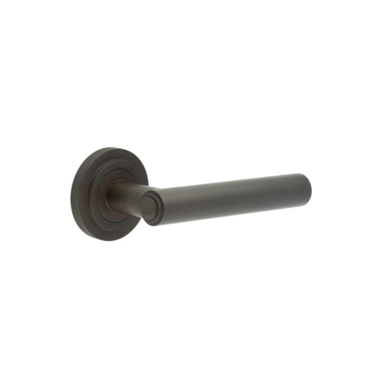 Frelan Burlington Richmond Door Handle on Stepped outer Rose Dark Bronze BUR45KIT81 Consist of BUR45DB and BUR52DB
