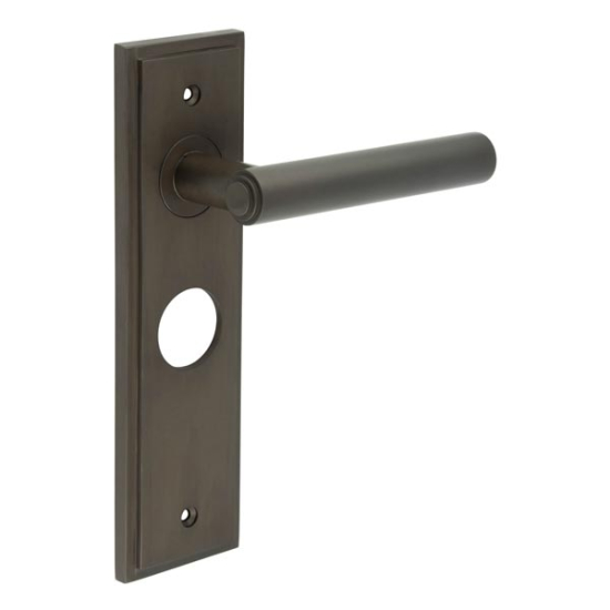 Frelan Burlington Richmond Lever on PlateBathroom Plate Dark Bronze BUR45KIT88 Consist of BUR45DB and BUR453DB