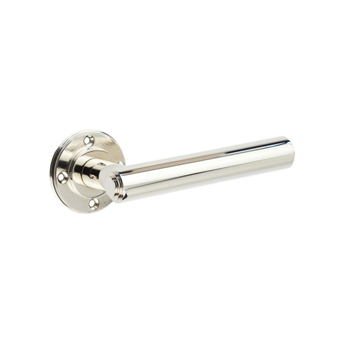 Frelan Burlington Richmond Door Handles - Roses Sold Separately BUR45PN Polished Nickel