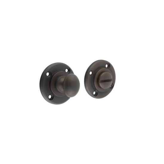 Frelan Burlington Turn & release Inner Pattern 1 - Roses Sold Separately BUR80DB Dark Bronze