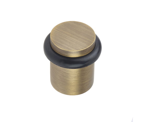 Frelan Plain Floor mounted doorstop BUR960AB Antique Brass