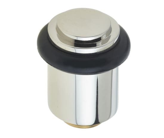 Frelan Stepped Floor mounted doorstop BUR962PN Polished Nickel