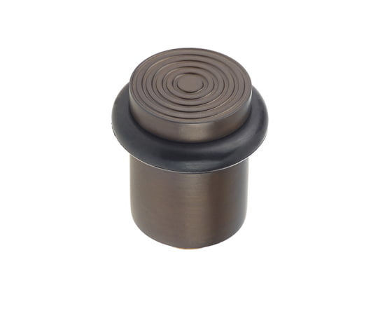 Frelan Reeded Floor mounted doorstop BUR963DB Dark Bronze