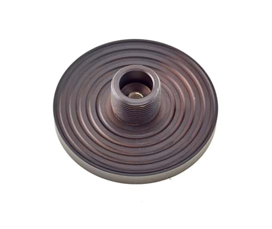 Frelan Burlington Reeded door stop base BUR974DB Dark Bronze