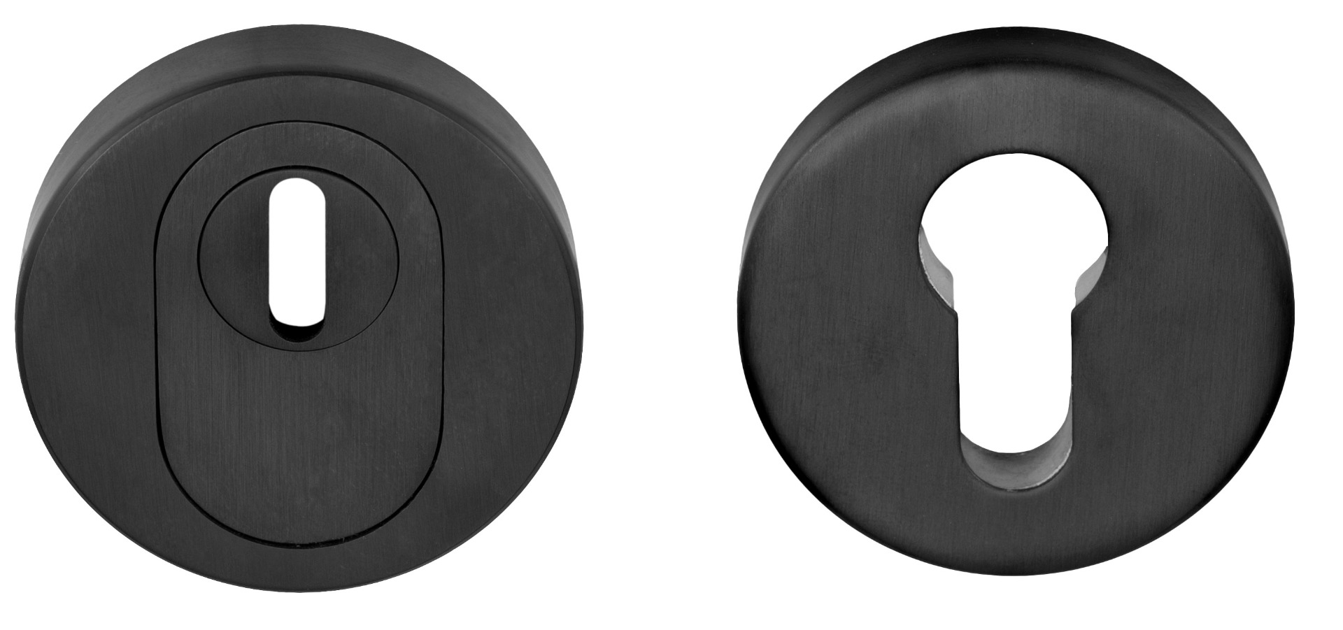 FORMANI BASICS BVEIL-KT solid security escutcheons with cylinder protection SKG*** PVD gunmetal