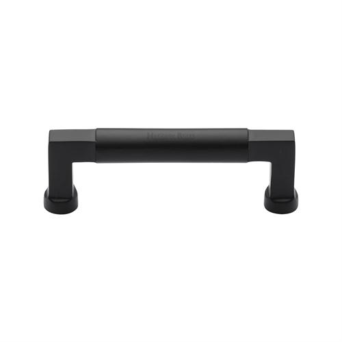 Heritage Brass C0312 101-BKMT Cabinet Pull Bauhaus Design 101mm CTC Matt Black Finish
