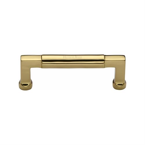 Heritage Brass C0312 101-PB Cabinet Pull Bauhaus Design 101mm CTC Polished Brass Finish