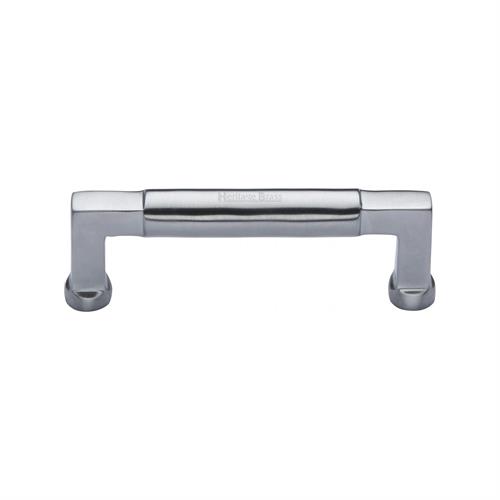 Heritage Brass C0312 101-SC Cabinet Pull Bauhaus Design 101mm CTC Satin Chrome Finish