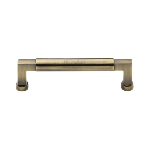 Heritage Brass C0312 128-AT Cabinet Pull Bauhaus Design 128mm CTC Antique Brass Finish