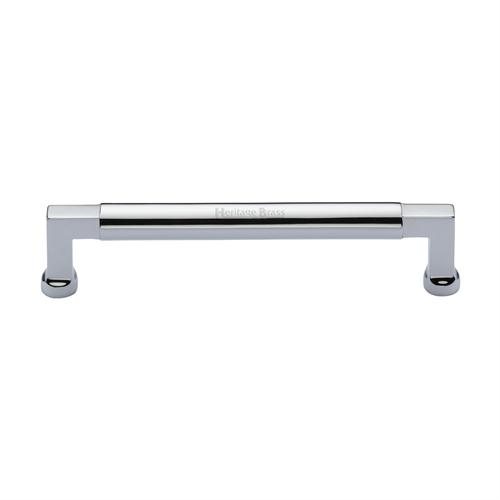Heritage Brass C0312 160-PC Cabinet Pull Bauhaus Design 160mm CTC Polished Chrome Finish