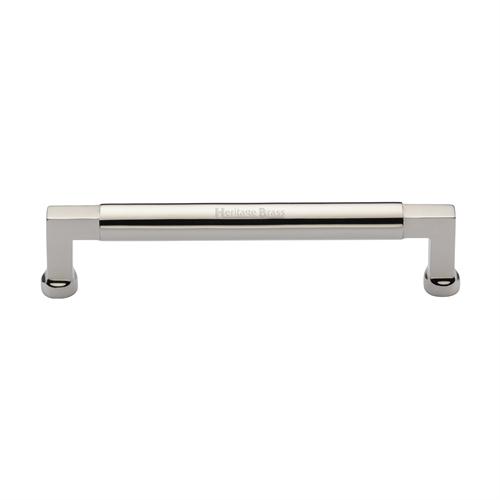 Heritage Brass C0312 160-PNF Cabinet Pull Bauhaus Design 160mm CTC Polished Nickel Finish
