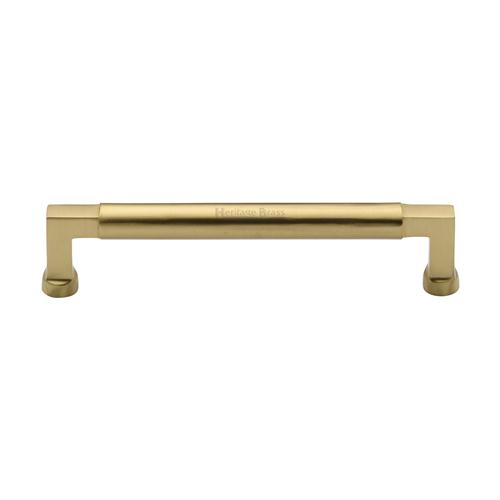 Heritage Brass C0312 160-SB Cabinet Pull Bauhaus Design 160mm CTC Satin Brass Finish