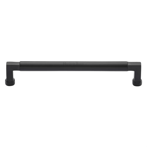 Heritage Brass C0312 203-BKMT Cabinet Pull Bauhaus Design 203mm CTC Matt Black Finish