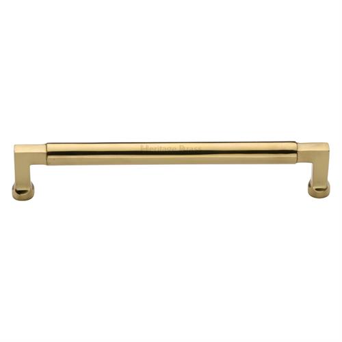 Heritage Brass C0312 203-PB Cabinet Pull Bauhaus Design 203mm CTC Polished Brass Finish